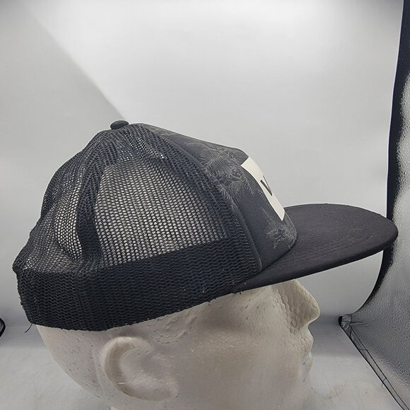 RVCA Islands Balance Box Black Trucker Hat Casual Outdoors Adjustable - Picture 4 of 9